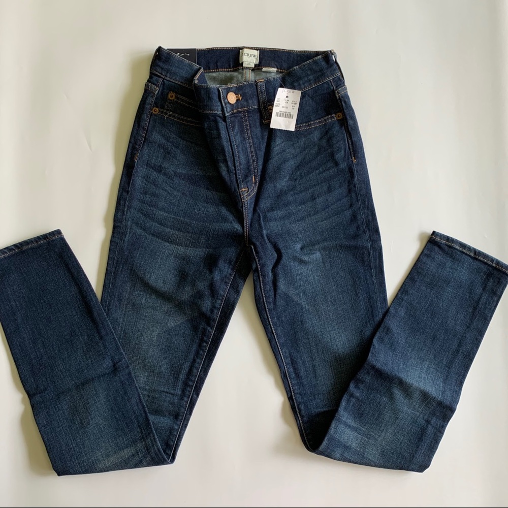 NWT. jcrew high rise skinny jeans